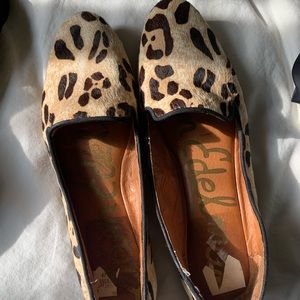 Sam Edelman Calf Hair Leopard Flats